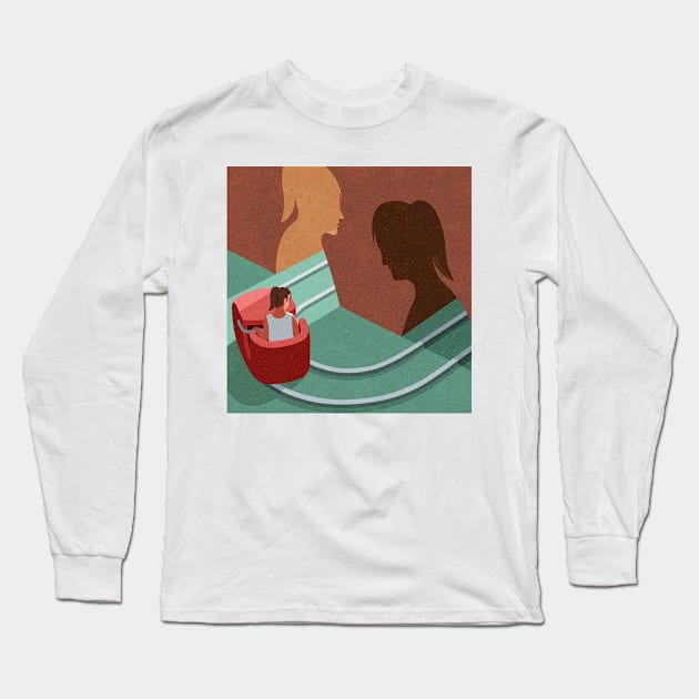 Mood Train Long Sleeve T-Shirt by John Holcroft